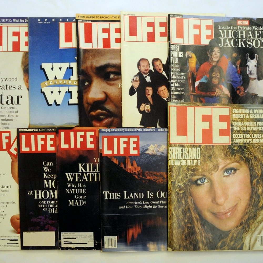 VTG 1993 LIFE Magazines Your CHOICE Streisand Wild West Weather Smarter Babies